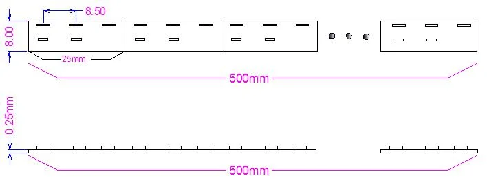 High Density 120 LEDs/Meter DC 24V SMD 2835 SMD 3014 Side Emitting Ultra Thin LED Strip