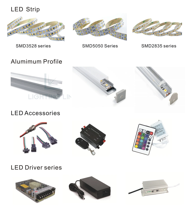 LED strip light SMD3014 140 leds/m 24V 10MM 14w/m (7leds/cut) Flexible LED strips