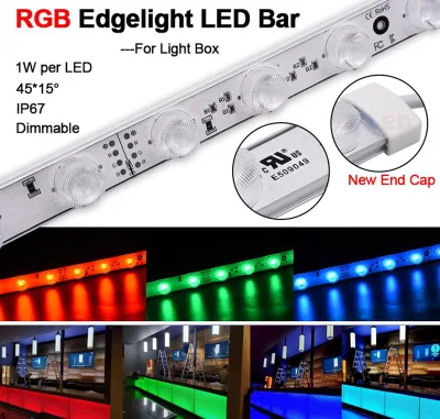 省エネ IP67 高輝度 RGB カラー調整可能な LED ストリップ SMD3030 ライト ボックス用 24 LED/m