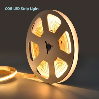 DC12V COB LED ストリップ屋外照明防水柔軟なライトストリップ家の装飾用