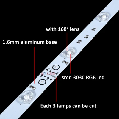 超高輝度 12 LED/M SMD3030 広告バックライト非防水ライト ボックス LED ストリップ